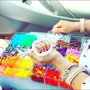 😘Handmade beaded bracelets💕